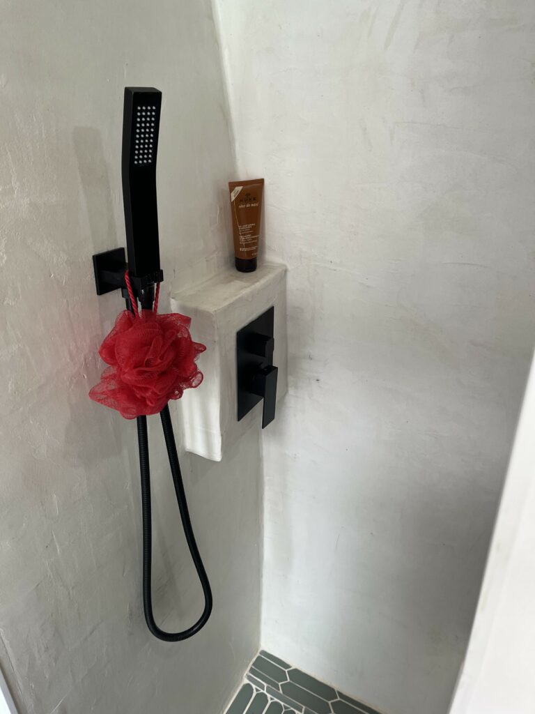 photo de notre douche terminée