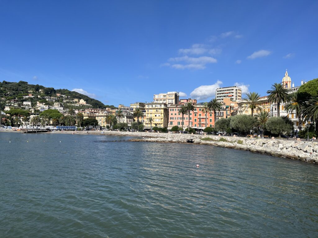 rapallo vue mer