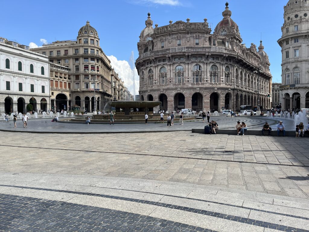 photo de la piazza à gênes