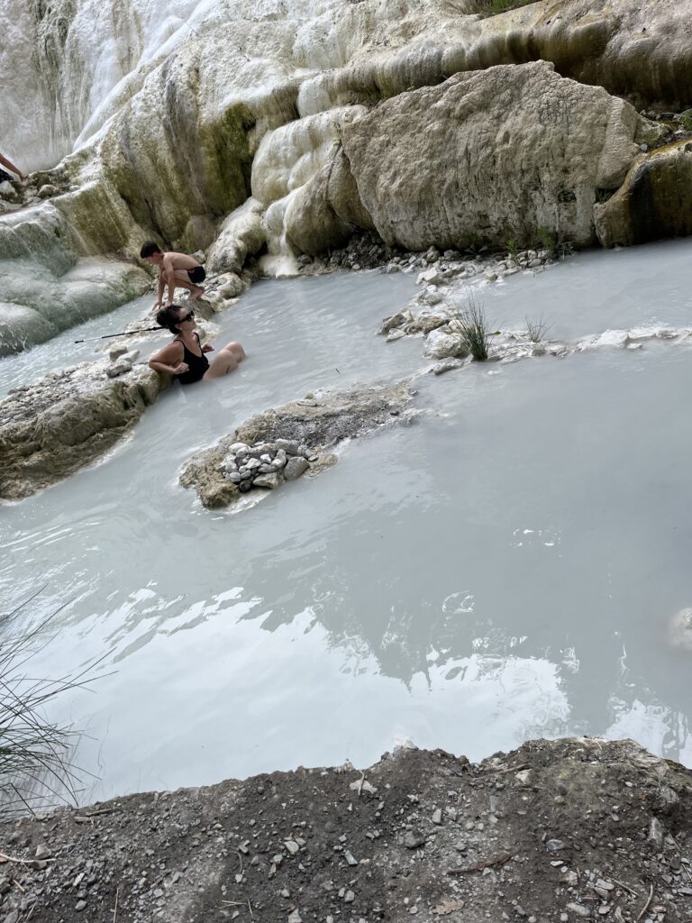baignade à bagni san Filippo